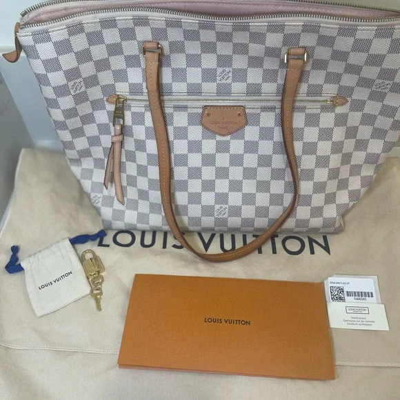 Louis Vuitton Damier Azur léna MM - Picture 1 of 16